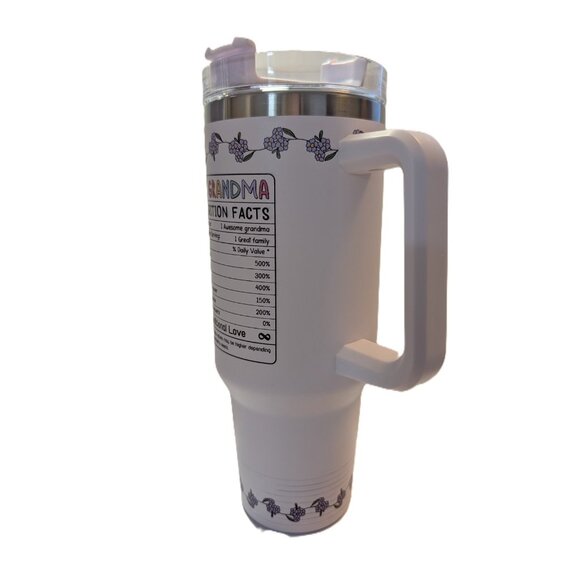40oz Grandma Tumbler w/Straw Gift for Grandma - Picture 4 of 11